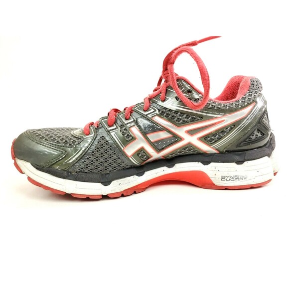 ASICS GEL KAYANO 19 Gray Silver Pink Running Shoes T354Q - Women’s Size 9 US - Picture 3 of 8